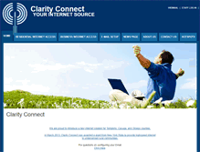 Tablet Screenshot of clarityconnect.com